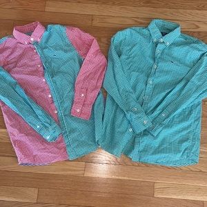 Boys Vineyard Vine oxfords Christmas M 12/14